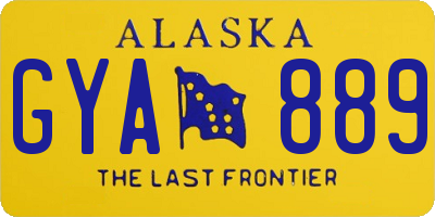 AK license plate GYA889