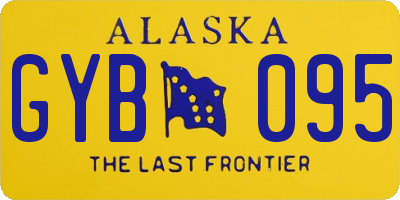 AK license plate GYB095
