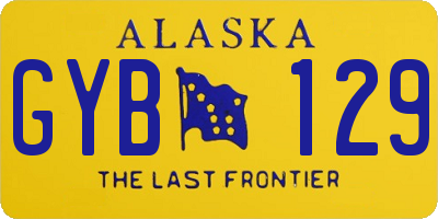 AK license plate GYB129