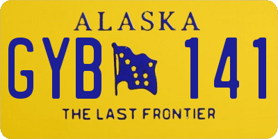 AK license plate GYB141