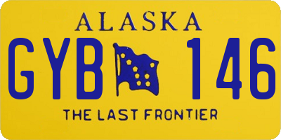 AK license plate GYB146