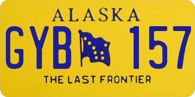 AK license plate GYB157