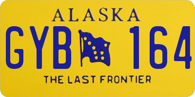 AK license plate GYB164
