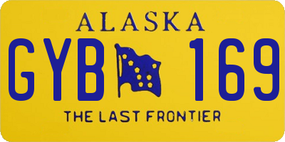 AK license plate GYB169