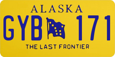 AK license plate GYB171