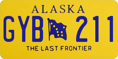 AK license plate GYB211