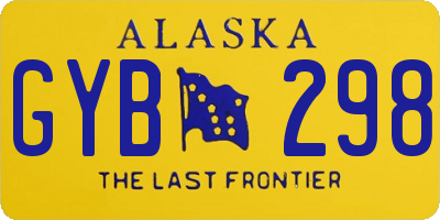 AK license plate GYB298