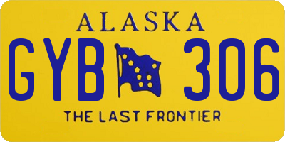 AK license plate GYB306