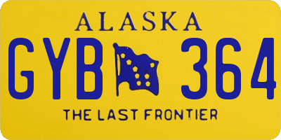 AK license plate GYB364