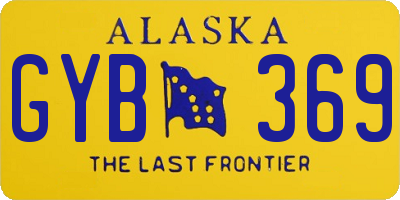 AK license plate GYB369