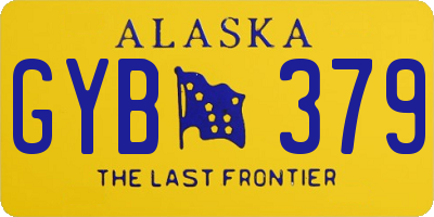 AK license plate GYB379