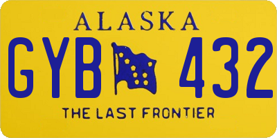 AK license plate GYB432