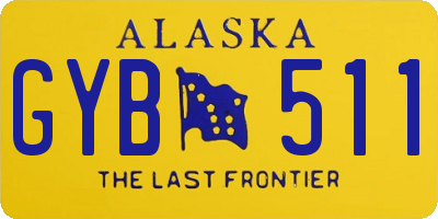 AK license plate GYB511