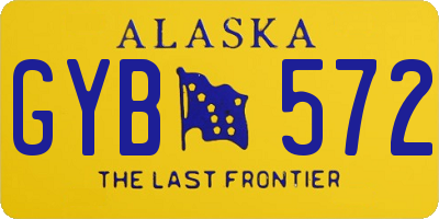 AK license plate GYB572