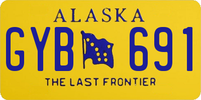AK license plate GYB691