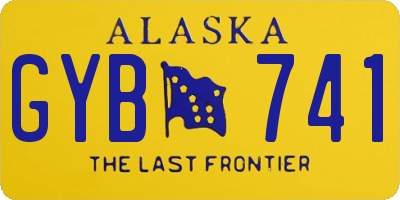AK license plate GYB741
