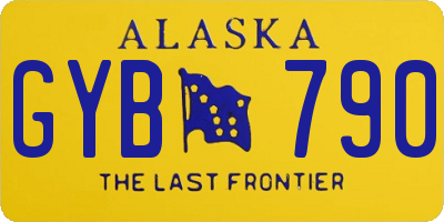 AK license plate GYB790