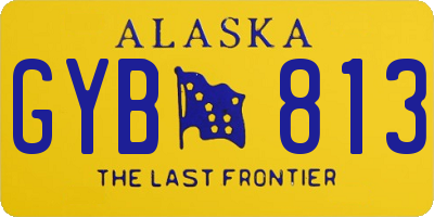 AK license plate GYB813