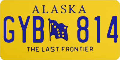 AK license plate GYB814