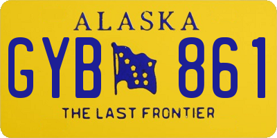 AK license plate GYB861