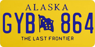 AK license plate GYB864