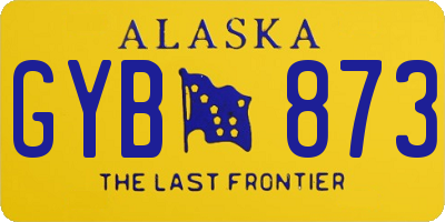 AK license plate GYB873