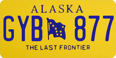 AK license plate GYB877