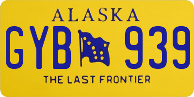 AK license plate GYB939