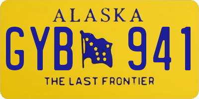 AK license plate GYB941