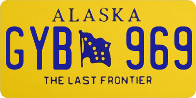 AK license plate GYB969