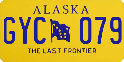 AK license plate GYC079