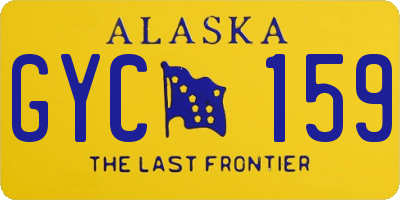 AK license plate GYC159