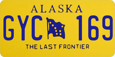 AK license plate GYC169
