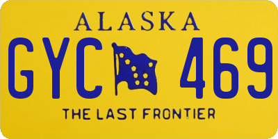 AK license plate GYC469