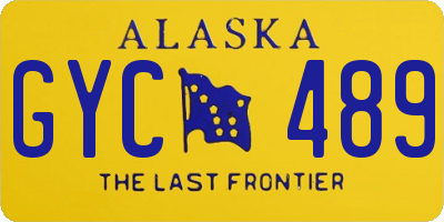 AK license plate GYC489