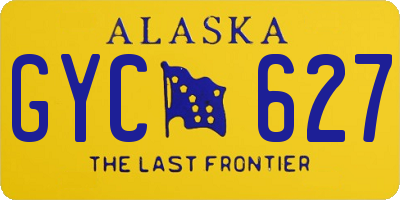 AK license plate GYC627
