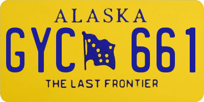 AK license plate GYC661