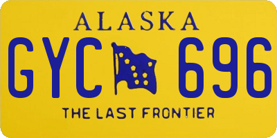 AK license plate GYC696