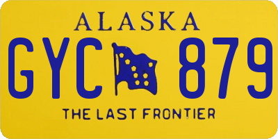 AK license plate GYC879