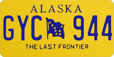 AK license plate GYC944