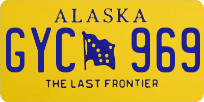 AK license plate GYC969