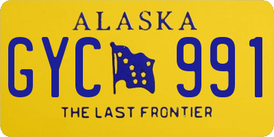 AK license plate GYC991