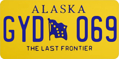 AK license plate GYD069