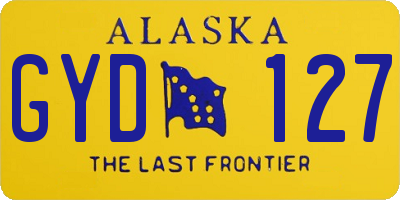 AK license plate GYD127