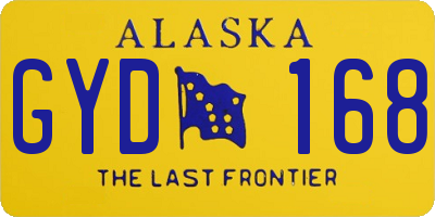 AK license plate GYD168