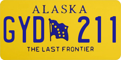 AK license plate GYD211