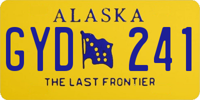 AK license plate GYD241