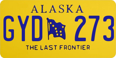 AK license plate GYD273
