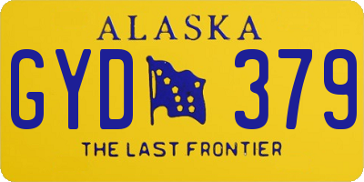 AK license plate GYD379