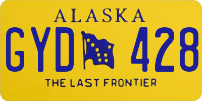 AK license plate GYD428